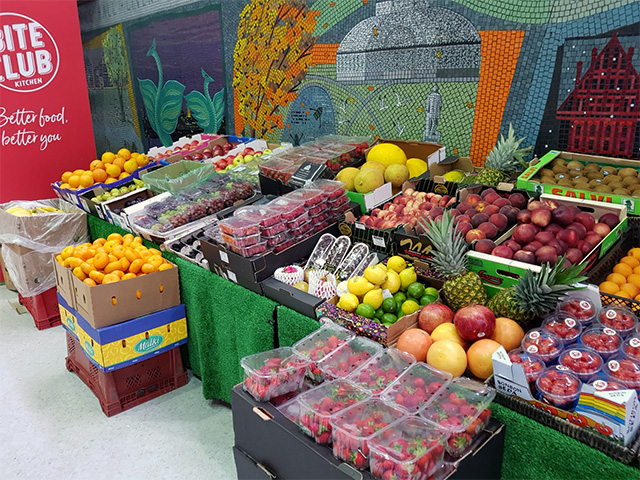 Hospital Fruit and Veg Stalls